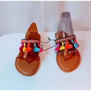 Westloop Women's Tassel Sandal